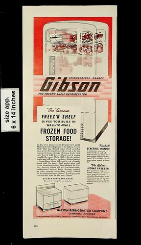 1945 gibson refrigerator - 1945,